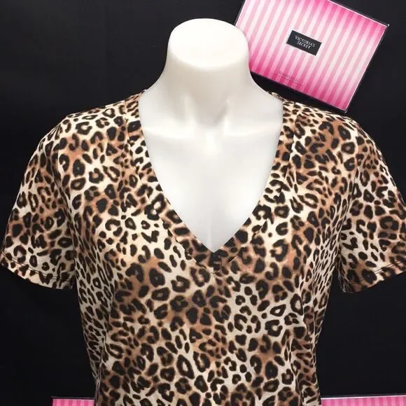 đ„Victoriaâs SecretâPink shirts cheetahâszâxsânew - Picture 5 of 8